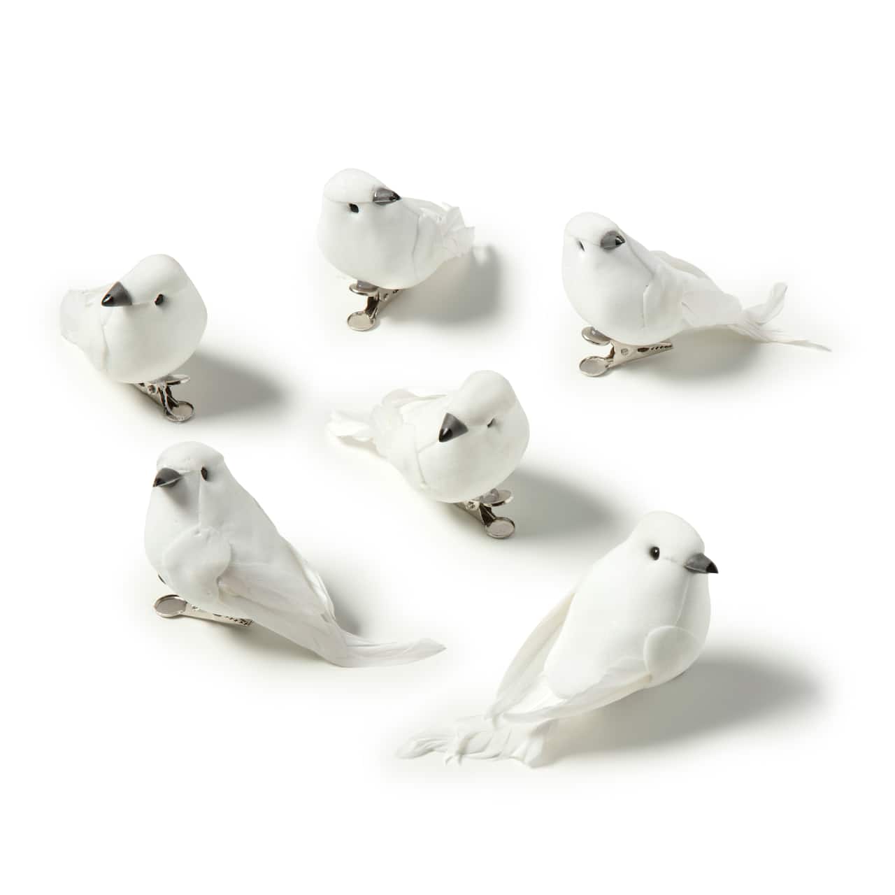 6 Packs: 6 ct. (36 total) White Feather Birds by Ashland®
